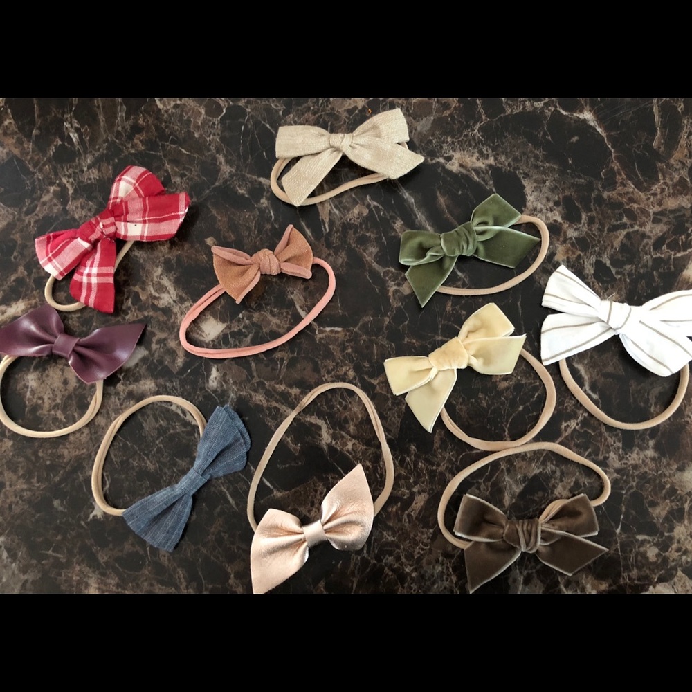 Little Poppy Co. baby headbands and holder